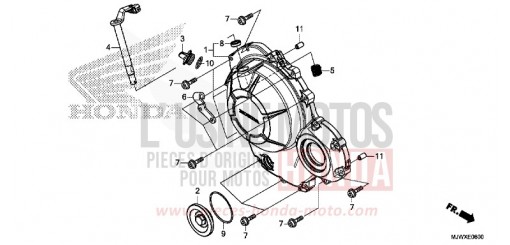 PANNEAU CARTER-MOTEUR D. CB500XAJ de 2018